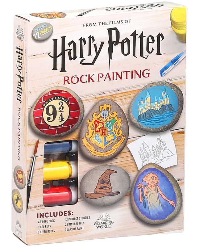 Simon & Schuster - Harry Potter Rock Painting by Marcy Kelman