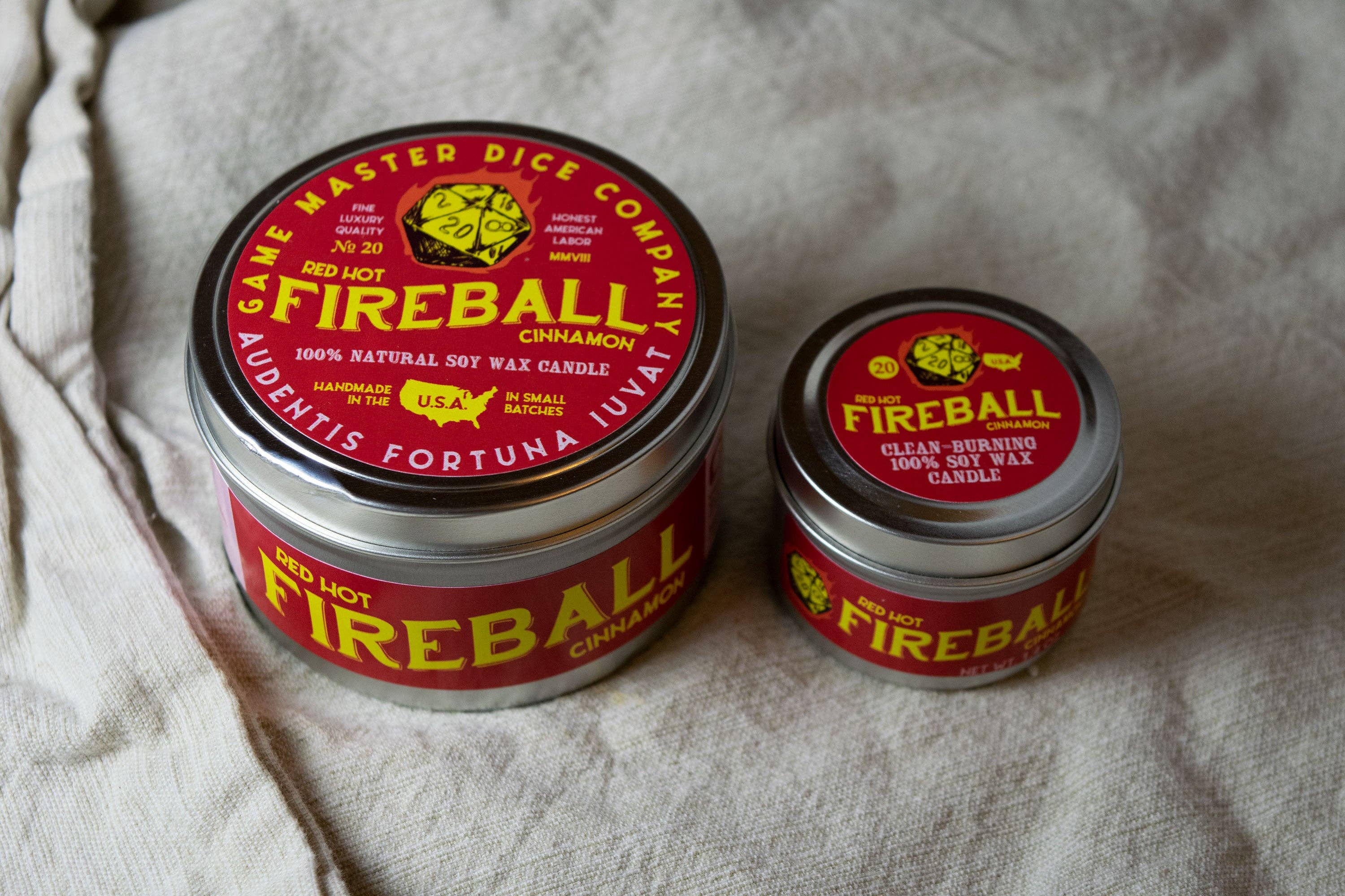 Game Master Dice - Fireball Gaming Candle