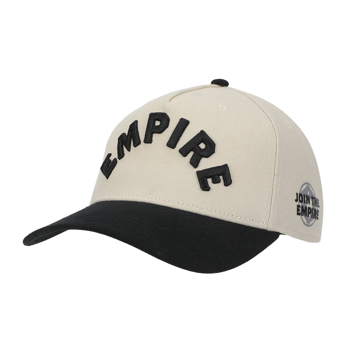 Bioworld Merchandising - Star Wars Empire Men's White & Black A-Frame Snapback Hat