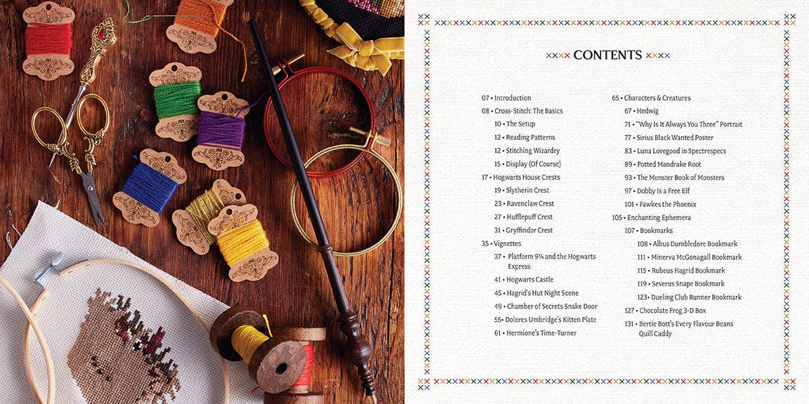 Insight Editions - Harry Potter: The Official Hogwarts Book of Cross-Stitch