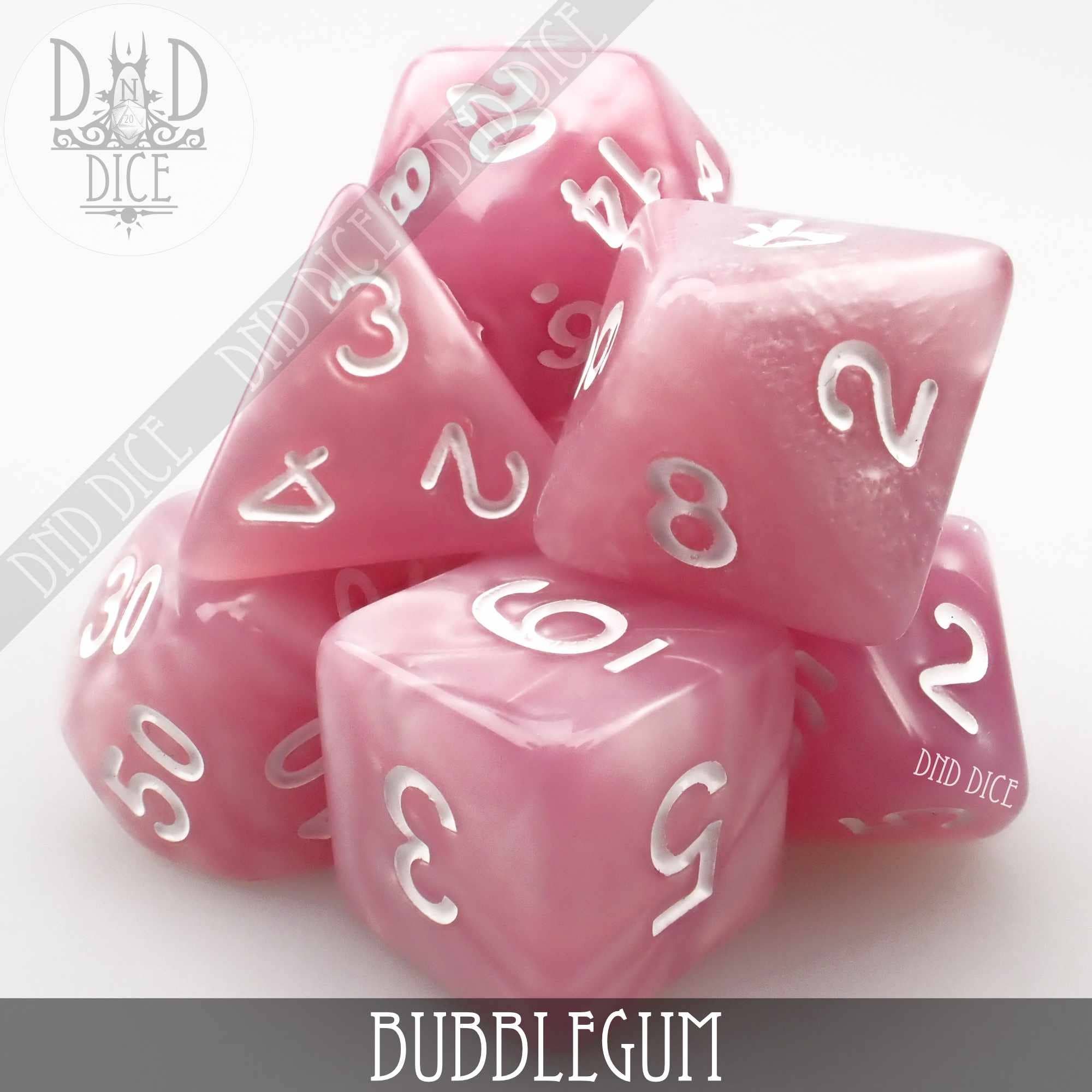DNDDICE.COM - Bubblegum Dice Set