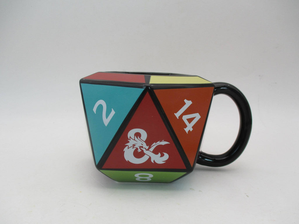 Silver Buffalo - Dungeons & Dragons D20 Die Ceramic 3D Sculpted Mug