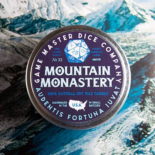 Game Master Dice - Mountain Monastery Gaming Candle