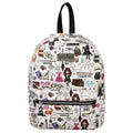 Bioworld Merchandising - Harry Potter Hogwarts Chibi Characters & Icons All Over Print White Mini Backpack