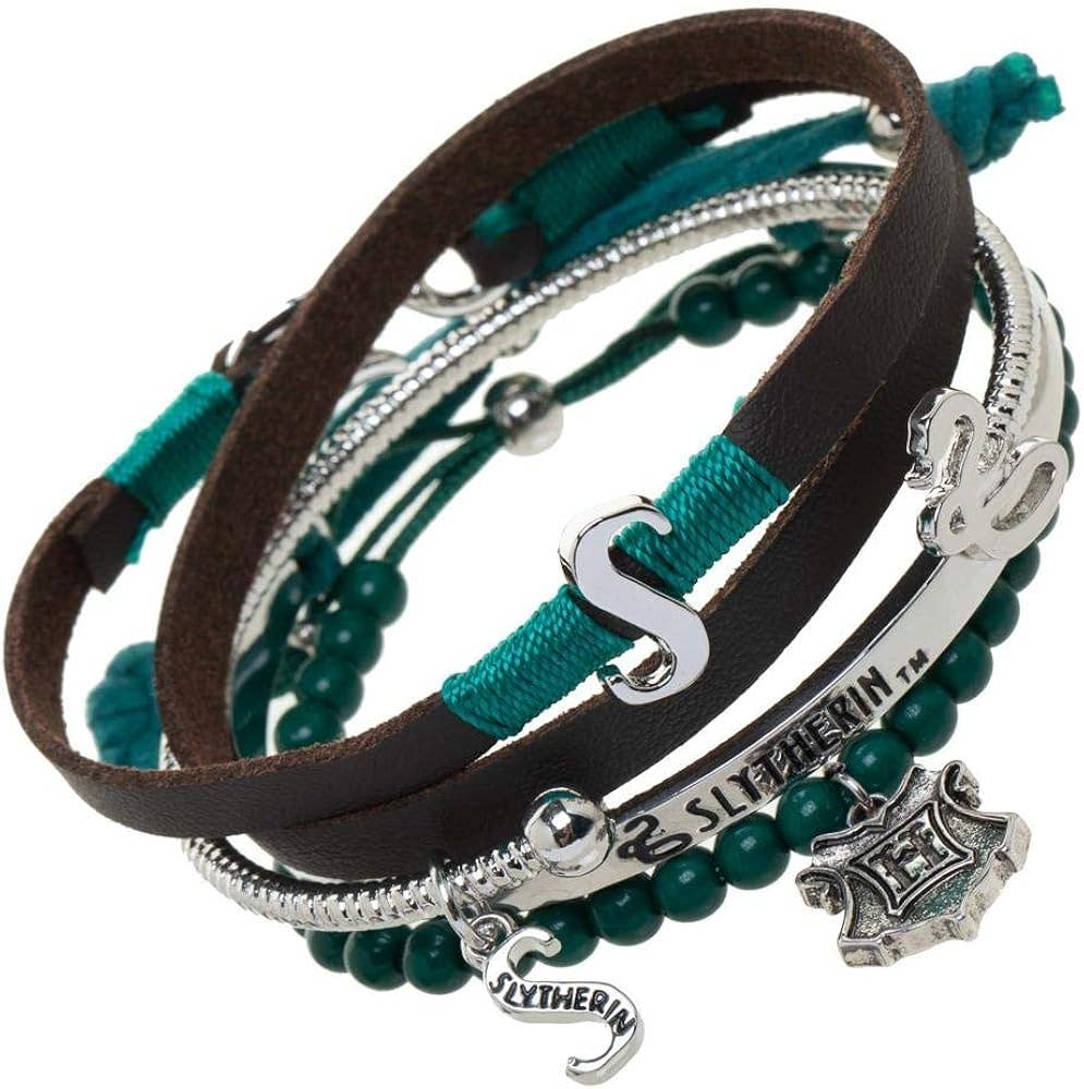 Bioworld Merchandising - Harry Potter Slytherin Arm Party Bracelet Set