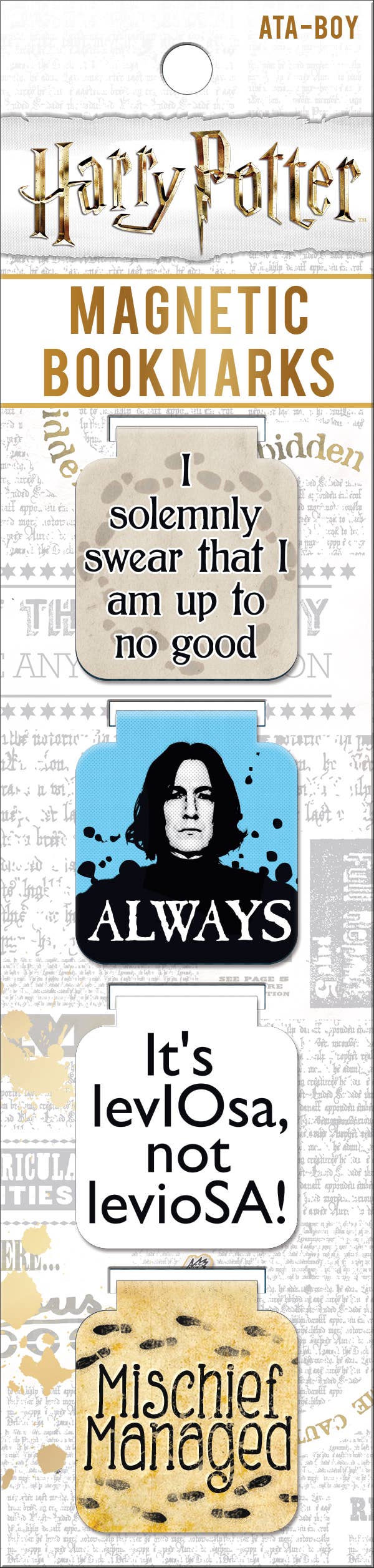 Ata-Boy - Harry Potter Magnetic Bookmark Set 2 Magnetic Bookmarks