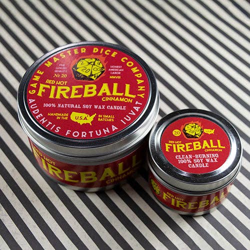 Game Master Dice - Fireball Gaming Candle