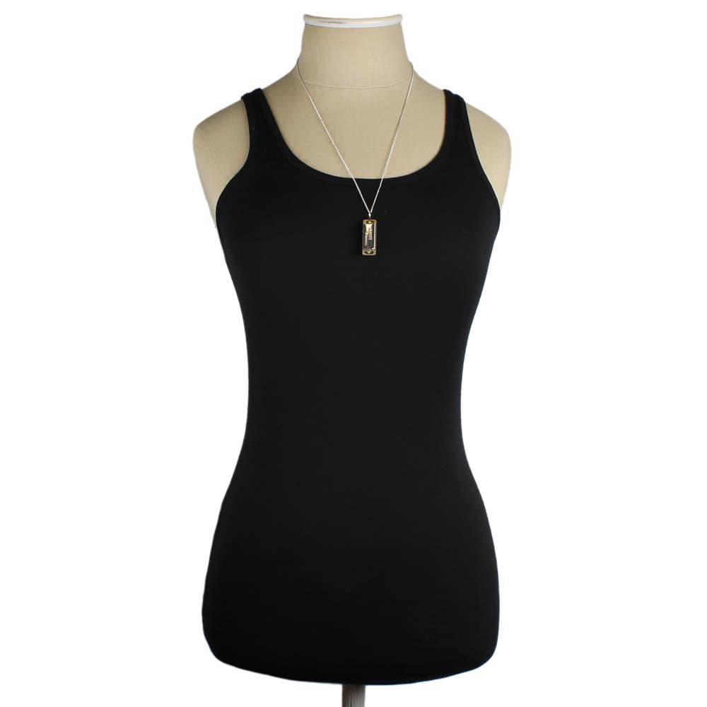 ZAD - Silver Harmonica Necklace