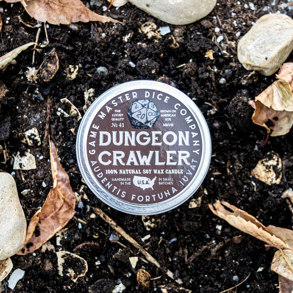 Game Master Dice - Dungeon Crawler Gaming Candle