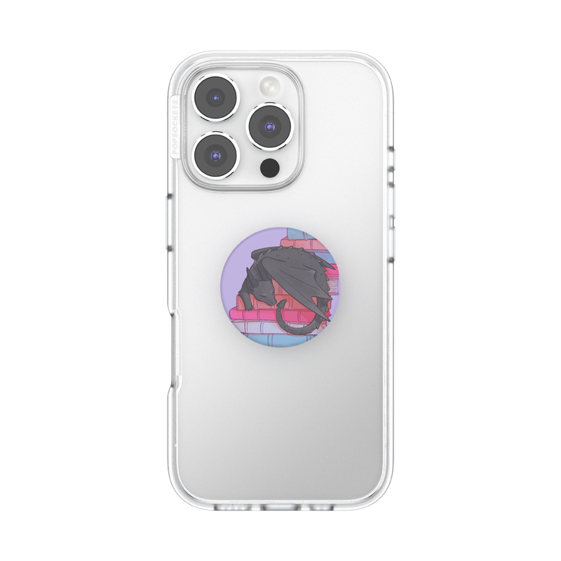 PopSockets - PopSockets Plant Curled Up With A Good Book Clear