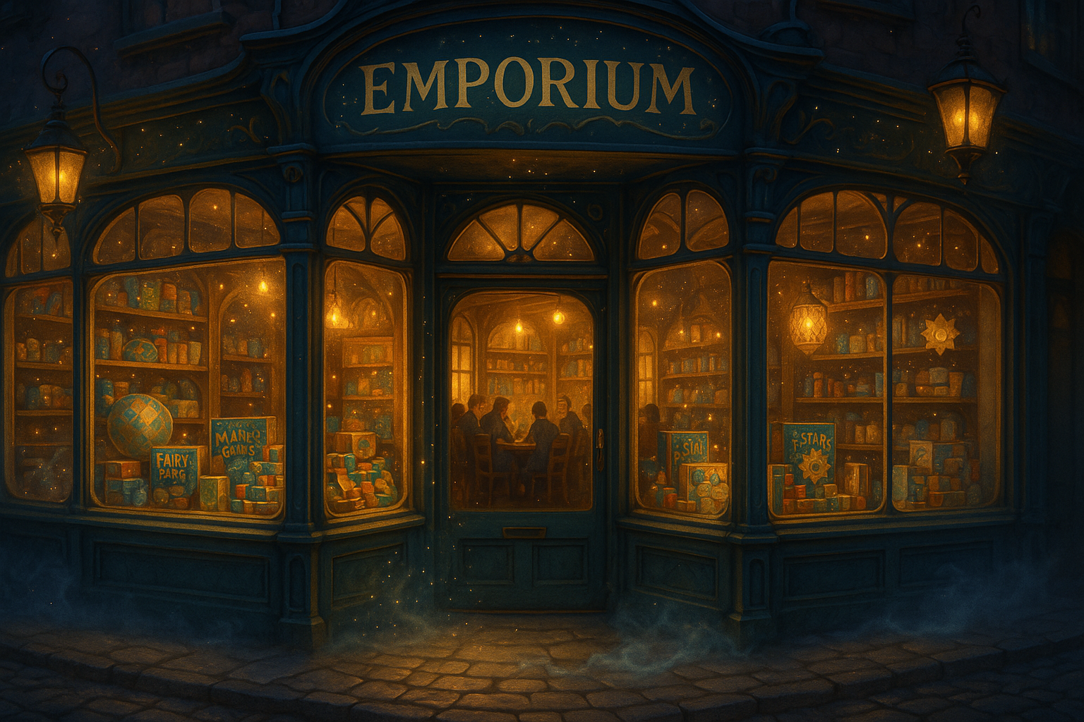 Emporium of whimsical and magical. Curated boutique with games, gifts, puzzles, and community events