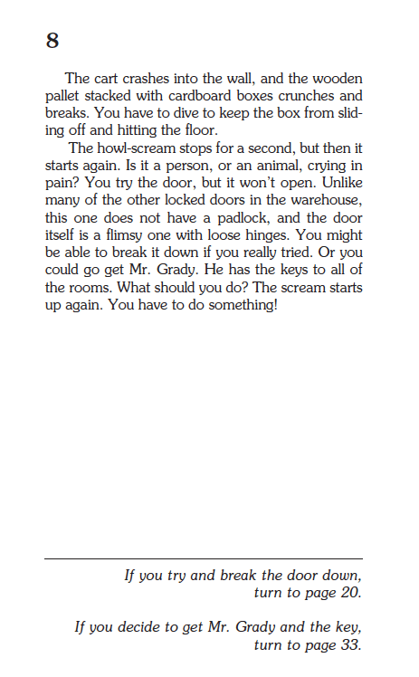 Escape From The Haunted Warehouse, Children's Book - #shop_name Choose Your Own AdventureBooks