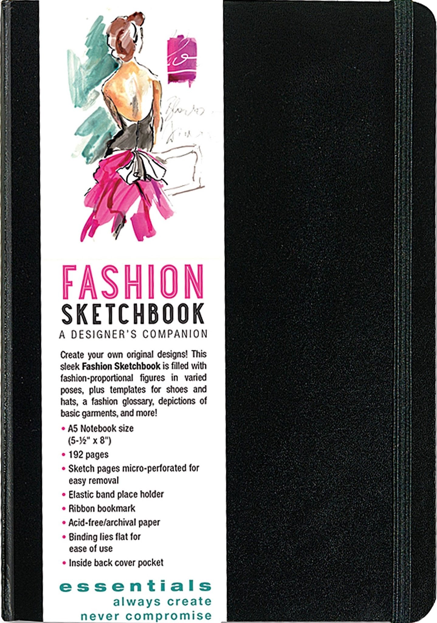 Essentials Fashion Sketchbook - #shop_name Peter Pauper PressStationary