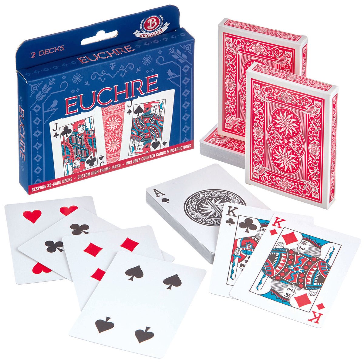 Euchre Card Game - #shop_name BrybellyDice