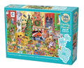 Outset Games and Cobble Hill Puzzles - Catching Santa (Family) 350pc puzzle