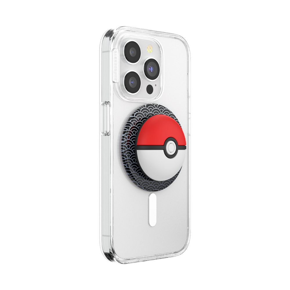 PopSockets - PopSockets MagSafe Phone Grip - Puffy Poké Ball Seigaiha