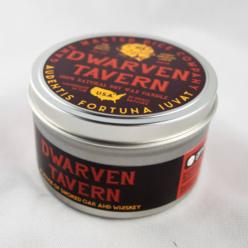 Game Master Dice - Dwarven Tavern Gaming Candle