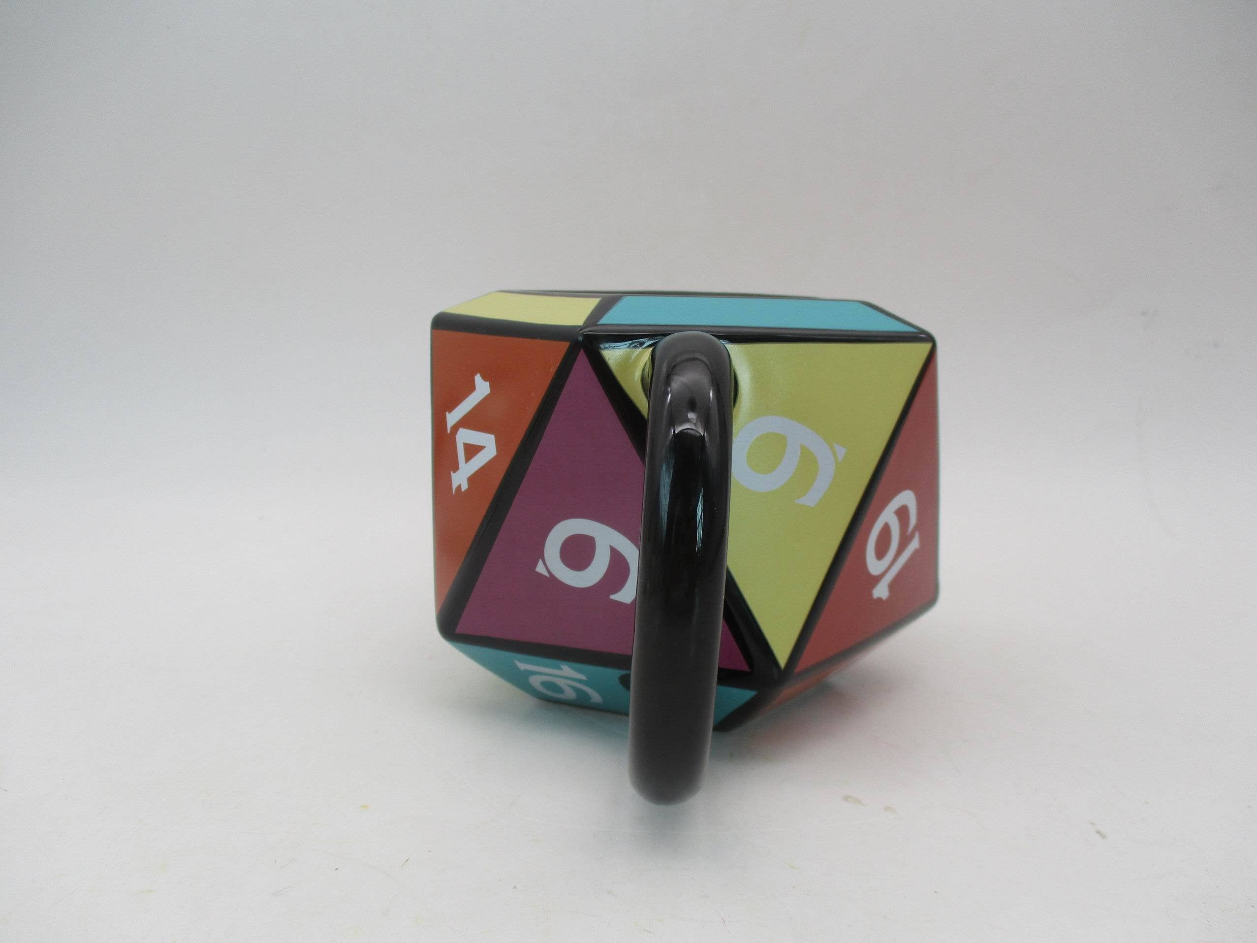 Silver Buffalo - Dungeons & Dragons D20 Die Ceramic 3D Sculpted Mug