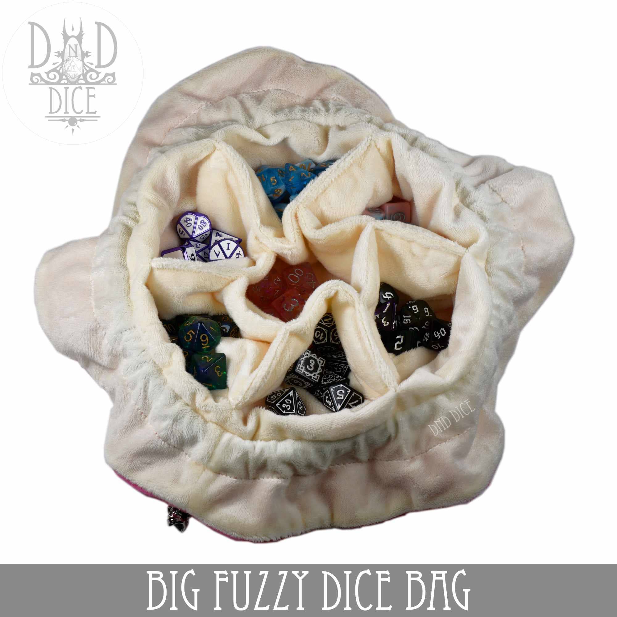 DNDDICE.COM - Big Fuzzy Dice Bag - 6 Colors