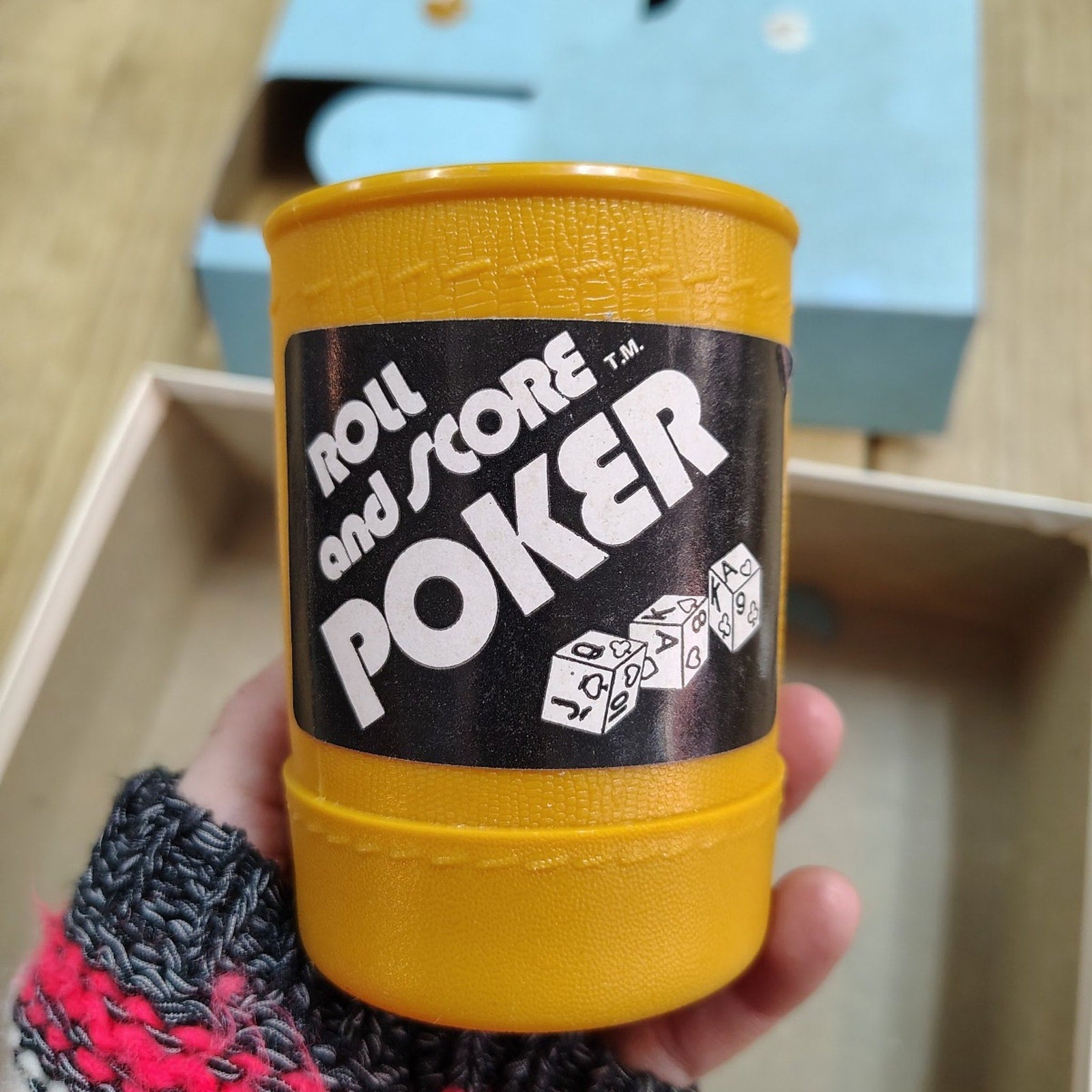 Roll and Score Poker Game Vintage 1977 complete