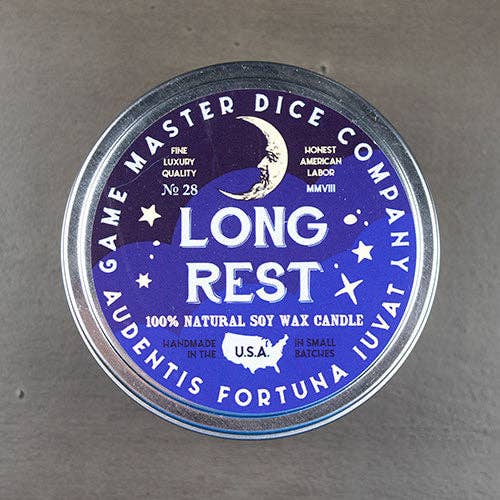 Game Master Dice - Long Rest Gaming Candle
