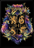 Ata-Boy - Harry Potter Hogwart's Crest on Black Magnet 2.5" x 3.5"