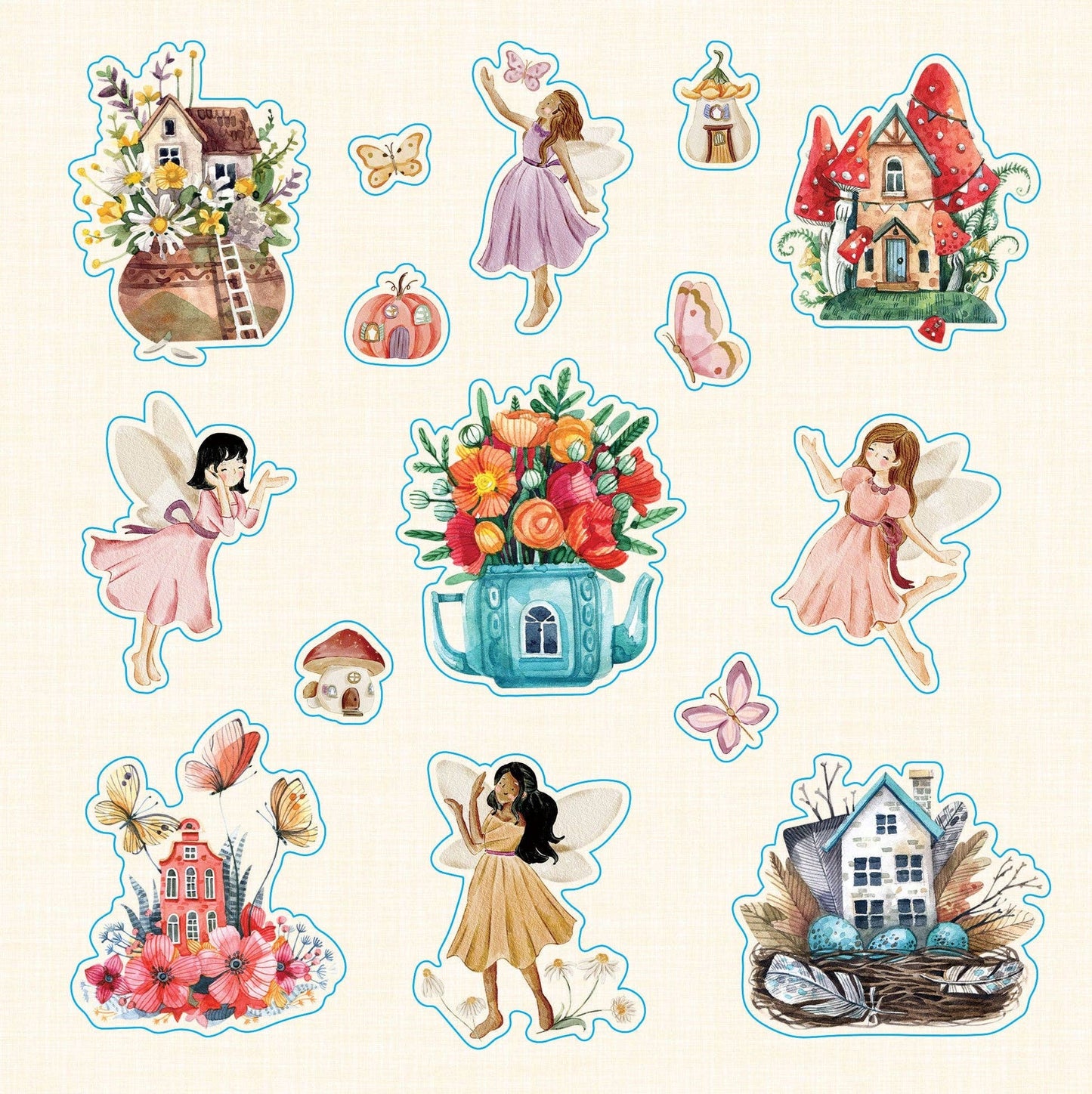 Faerie Kingdom Sticker Book - #shop_name Peter Pauper PressGifts