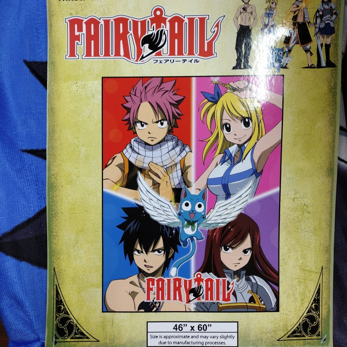 FAIRY TAIL SWIMWEAR GROUP SUBLIMATION THROW BLANKET - #shop_name Great EasternCosplay