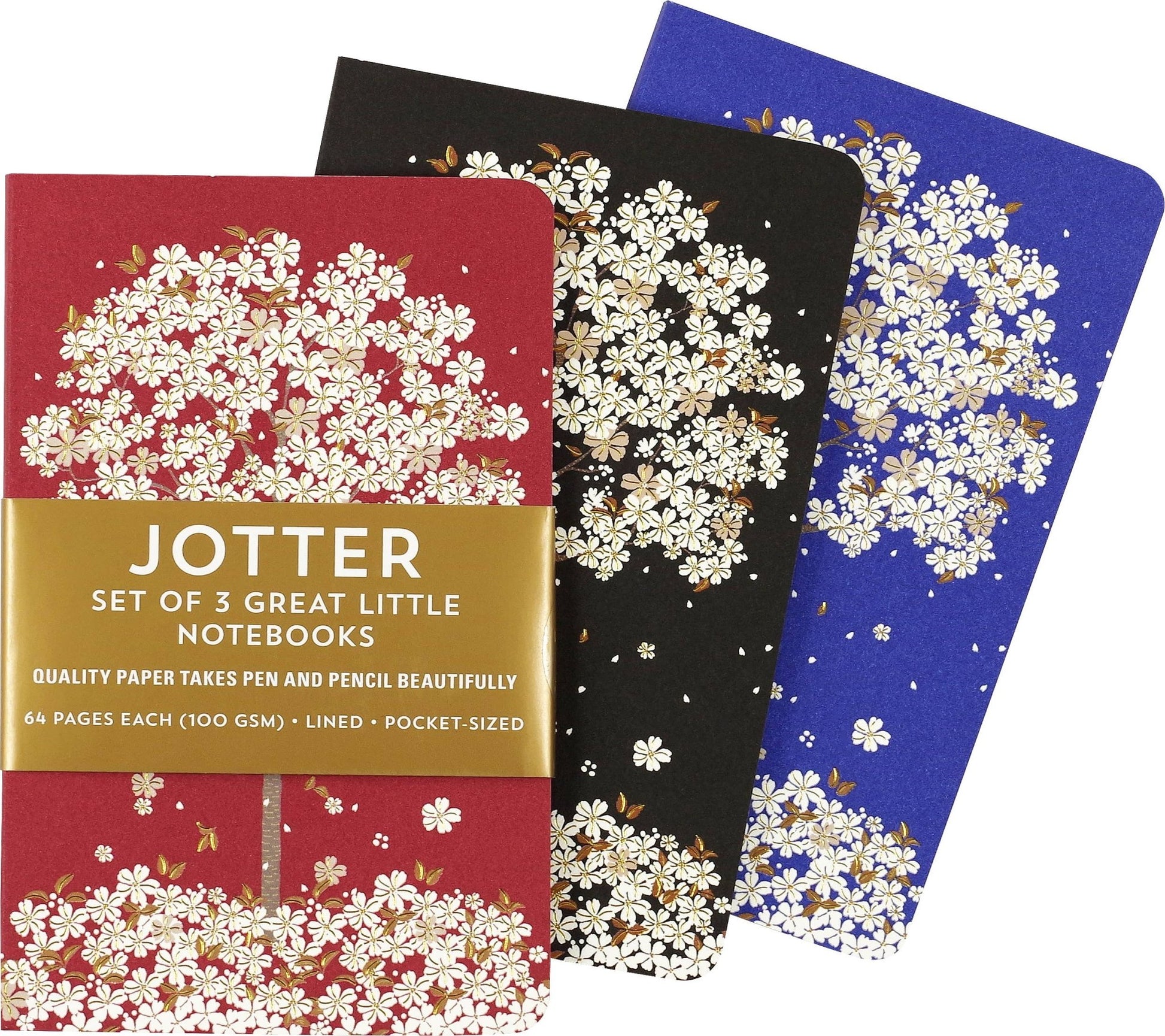 Falling Blossoms Jotter Notebooks - #shop_name Peter Pauper PressGifts