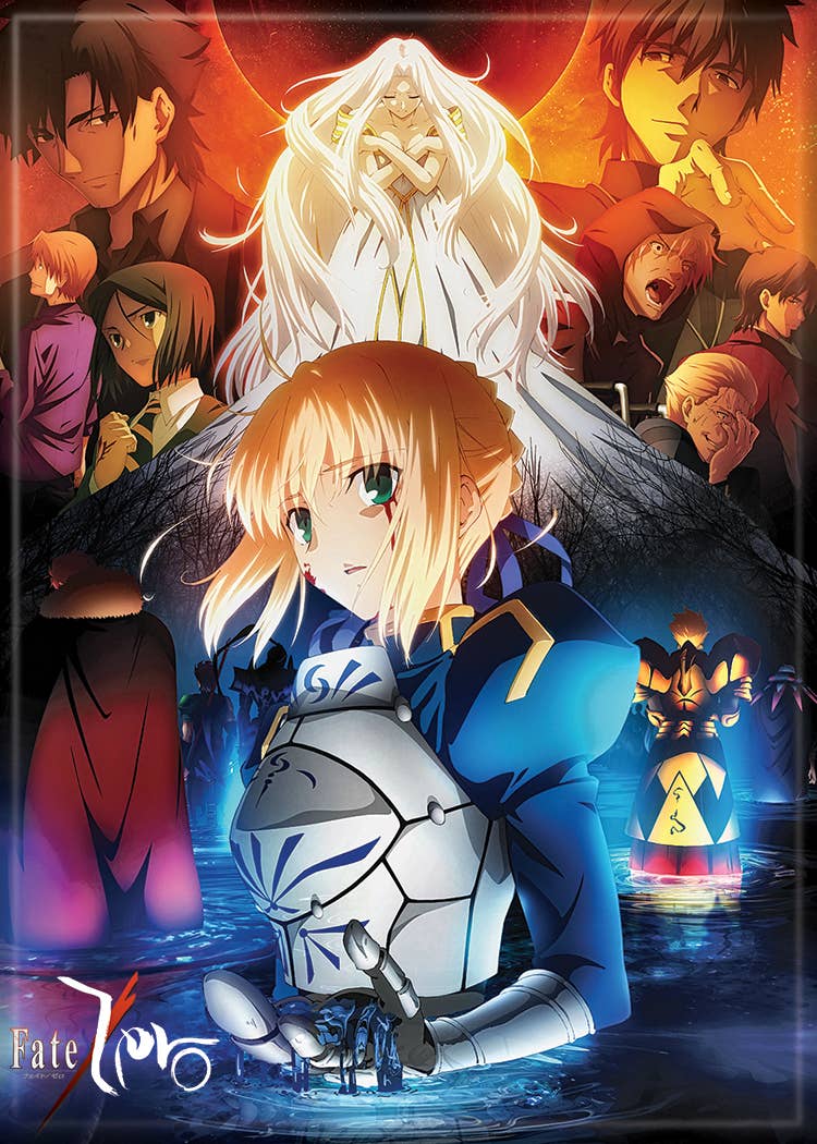 Fate Zero Poster Saber in Water Magnet - #shop_name Ata BoyMagnets