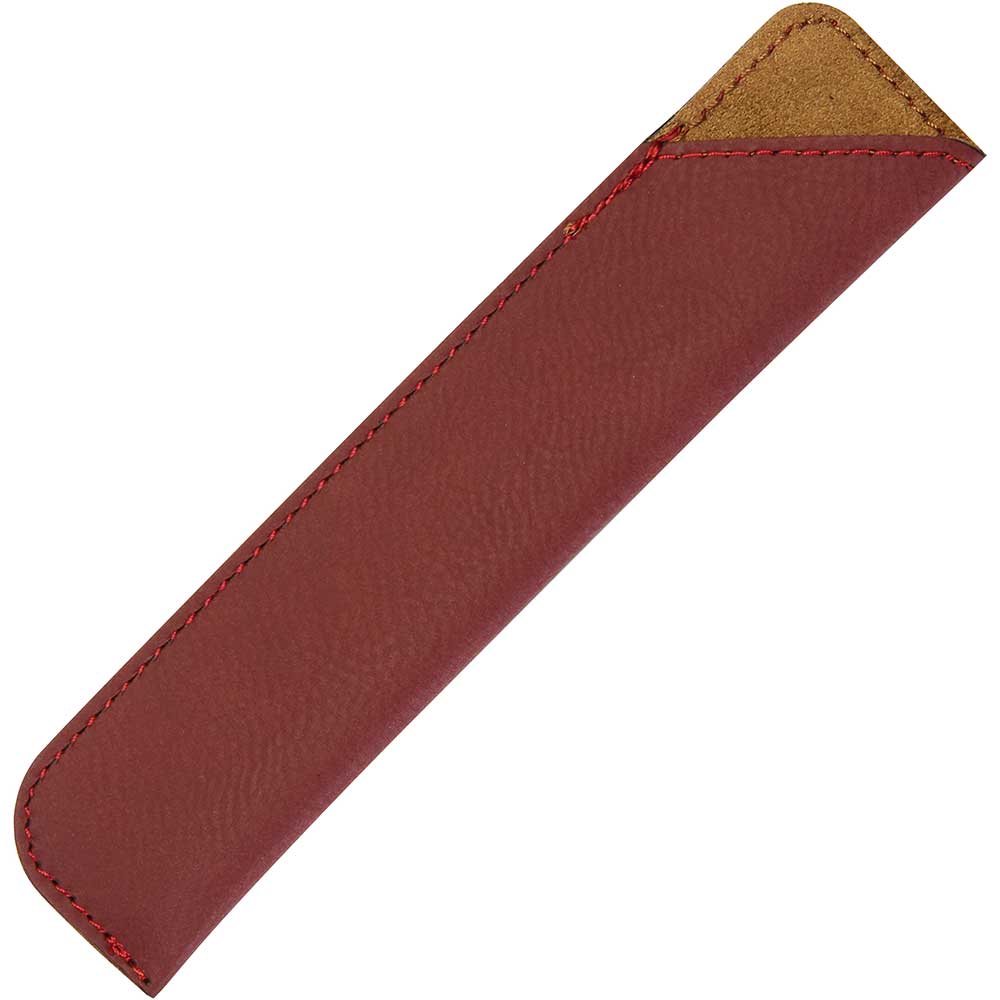 Faux Leather Chopstick Sleeve Deep Red - #shop_name Wholesale ChopsticksKitchen