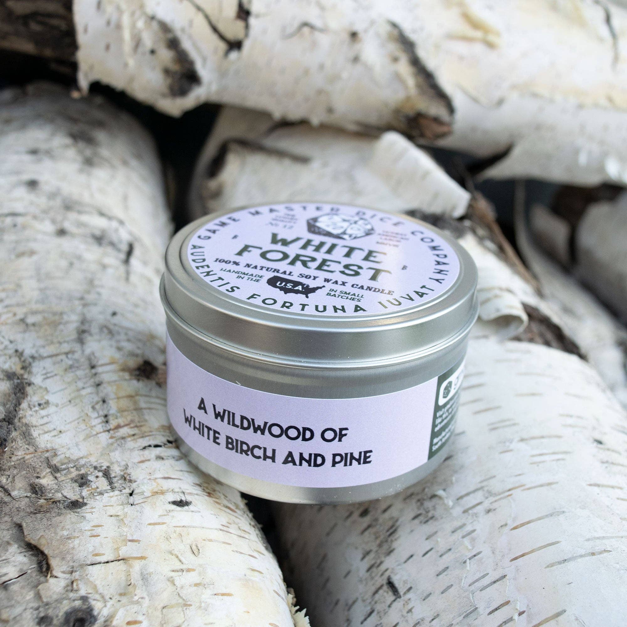 Game Master Dice - White Forest Gaming Candle