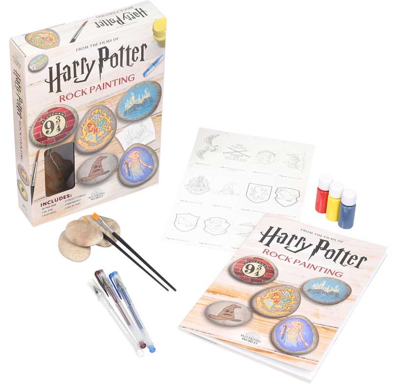 Simon & Schuster - Harry Potter Rock Painting by Marcy Kelman