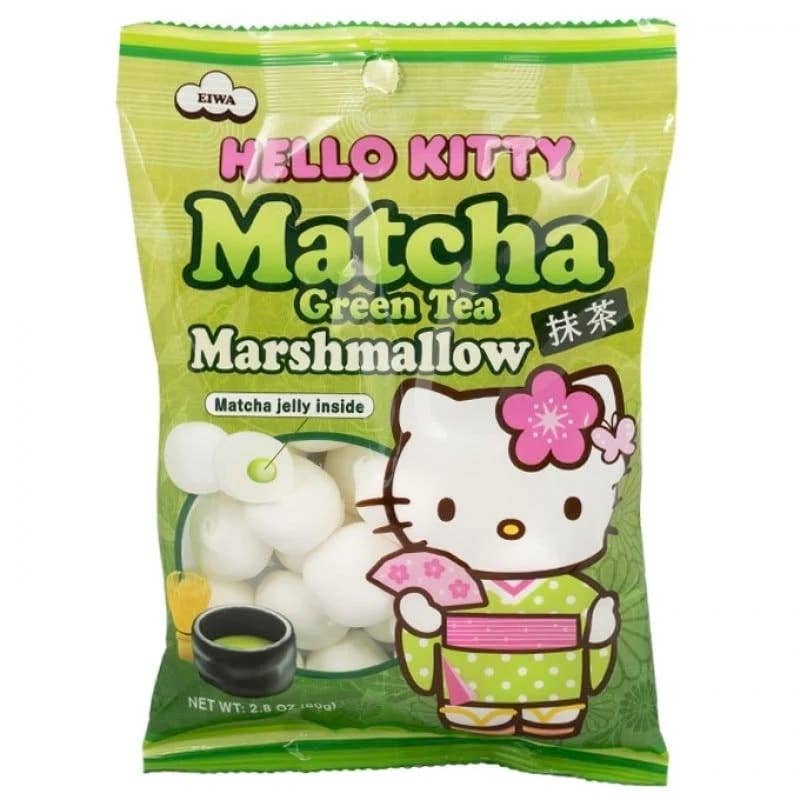 Hello Kitty, Matcha Green Tea Marshmallow, 3.1oz