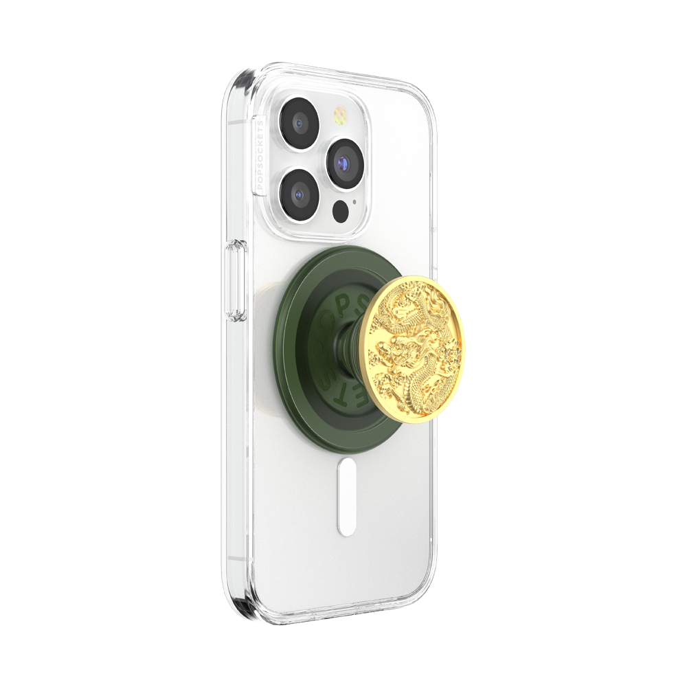 PopSockets - PopSockets MagSafe Phone Grip - Enamel Dragon