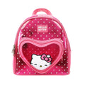 Bioworld Merchandising - Hello Kitty Peekaboo Heart Clear Mini Backpack