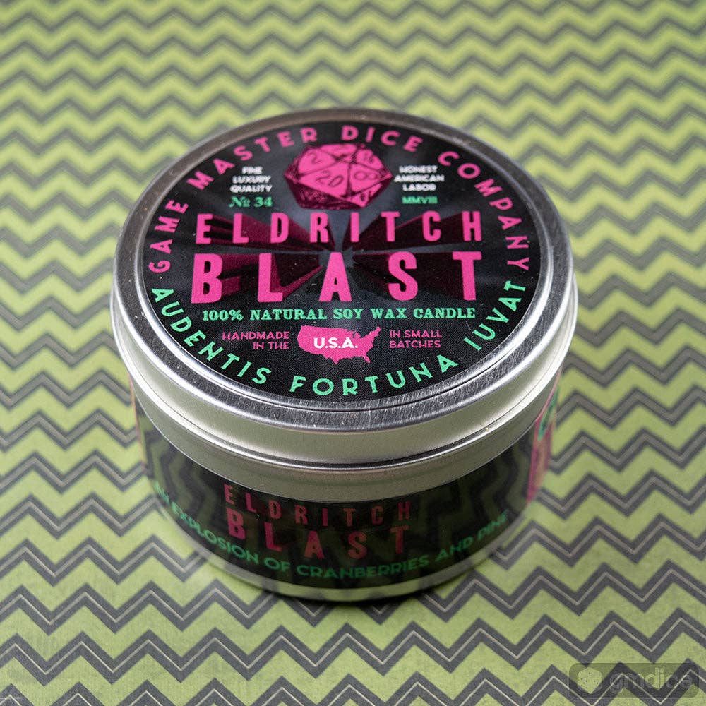 Game Master Dice - Eldritch Blast Gaming Candle