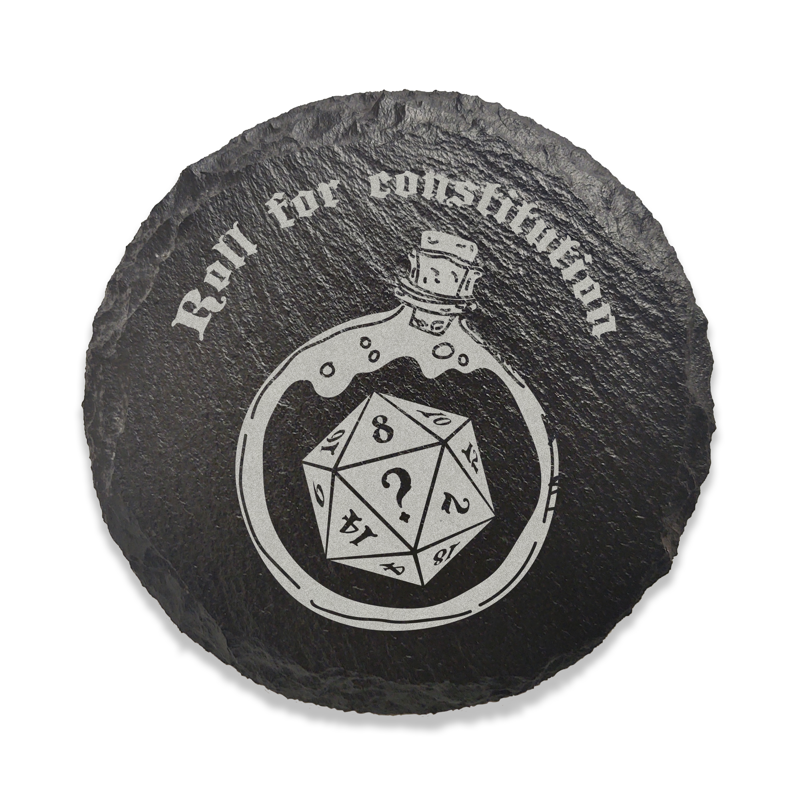 Game Master Dice - Funny D&D Drink Coaster