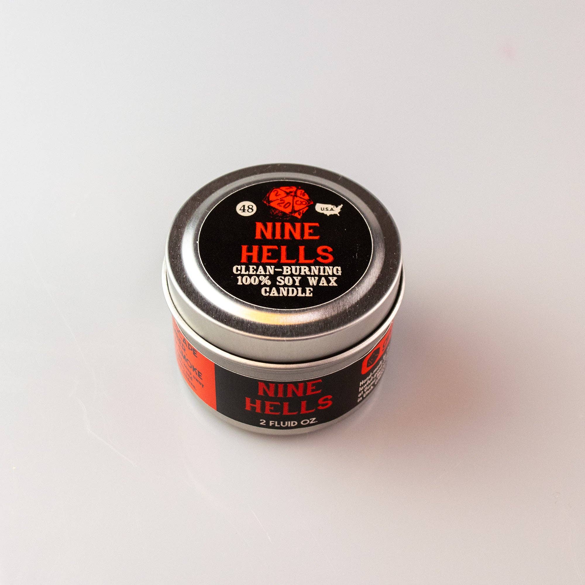 Game Master Dice - Nine Hells Gaming Candle