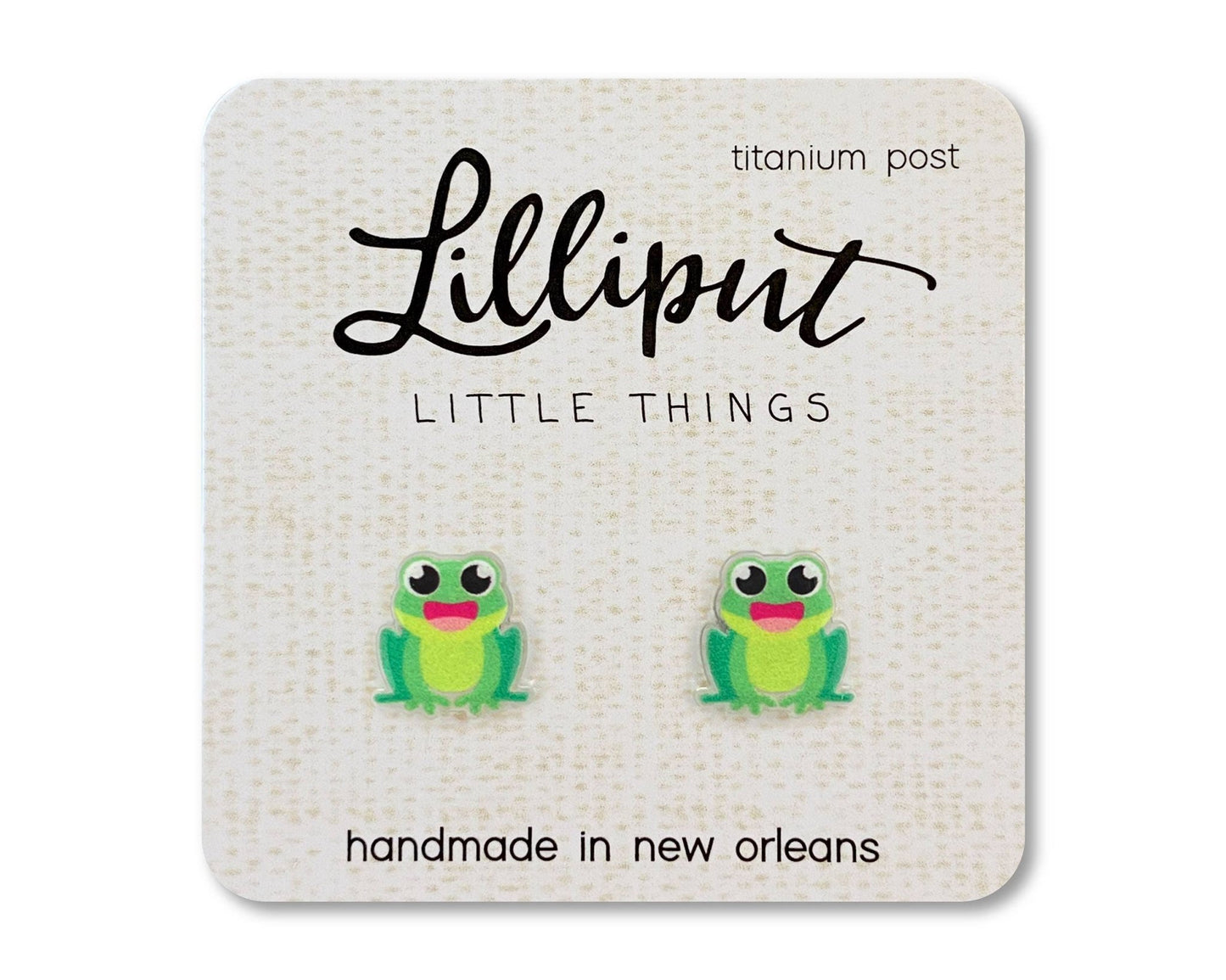 Frog Earrings - #shop_name Lilliput Little ThingsGifts