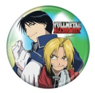 FULLMETAL ALCHEMIST REDWARD AND ROY GRN BUTTON - #shop_name Ata BoyButtons