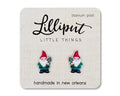 Garden Gnome Earrings - #shop_name Lilliput Little ThingsJewelry
