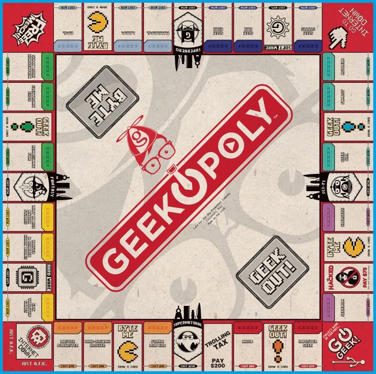 GeekOpoly Board Game - #shop_name Late For the SkyBoard Games