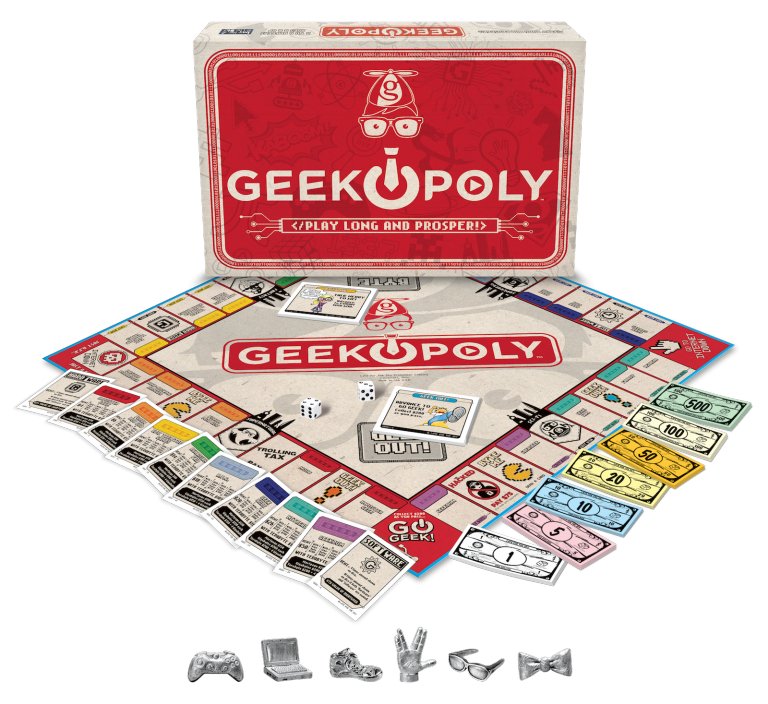 GeekOpoly Board Game - #shop_name Late For the SkyBoard Games