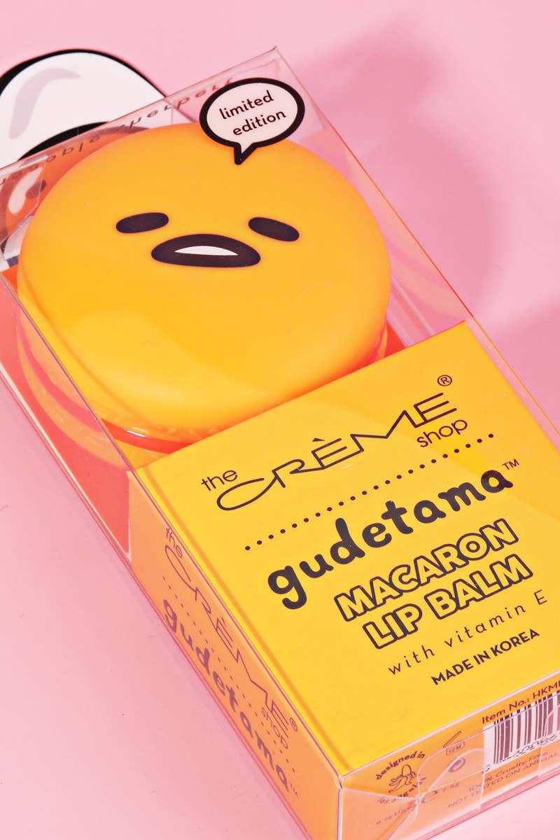 Gudetama Pineapple Sherbert Macaron Lip Balm: ASSORTED - #shop_name Anarchy StreetBeauty