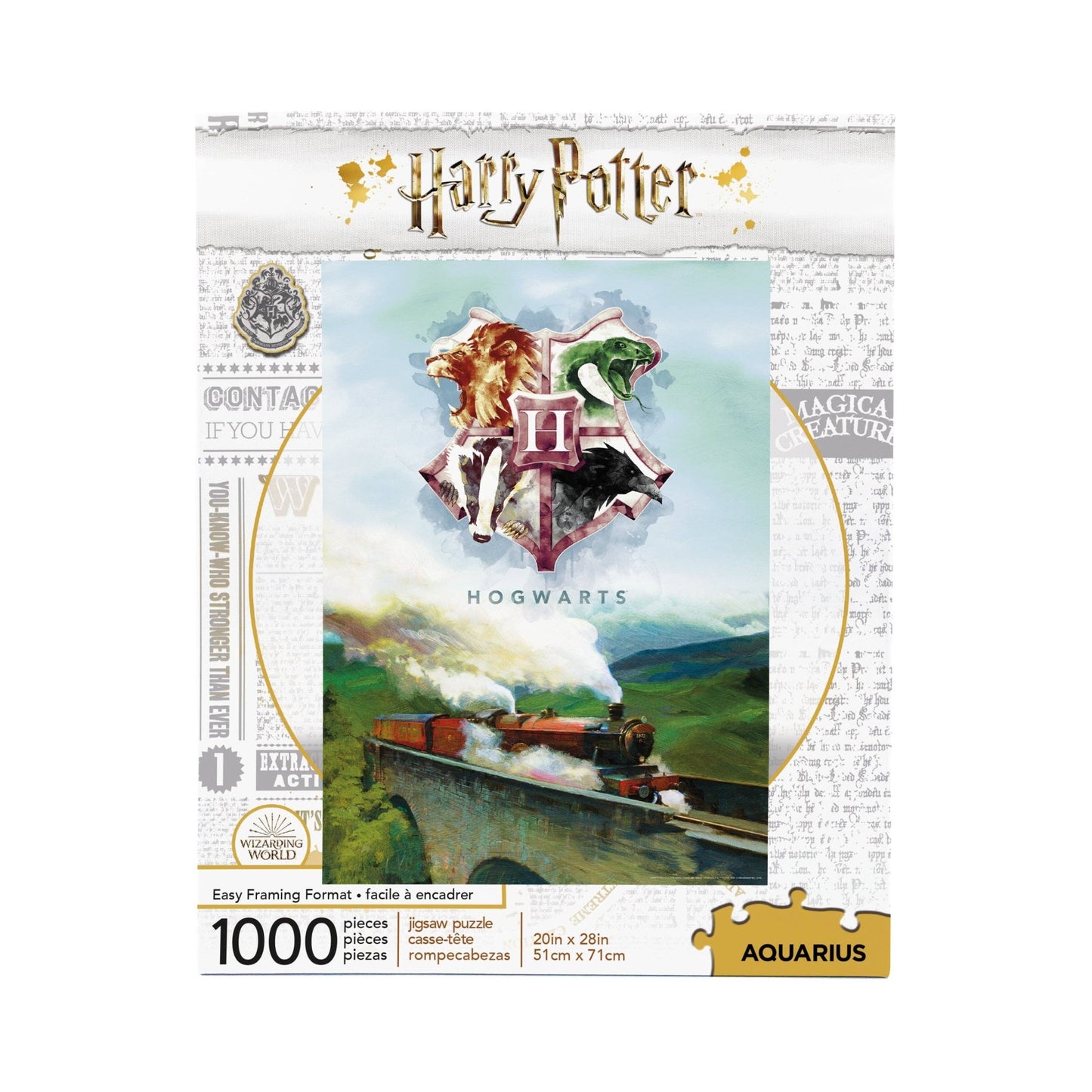 Harry Potter Express 1000 Piece Jigsaw Puzzle - #shop_name AQUARIUS, GAMAGO, ICUP, & ROCK SAWS by NMR BrandsPuzzles