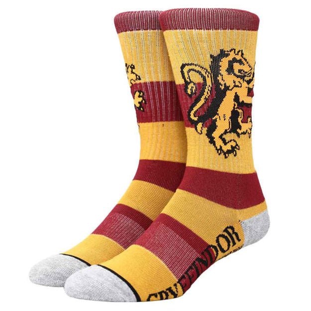 Harry Potter Gryffindor Rugby Stripe Crew Socks - #shop_name BioworldSocks