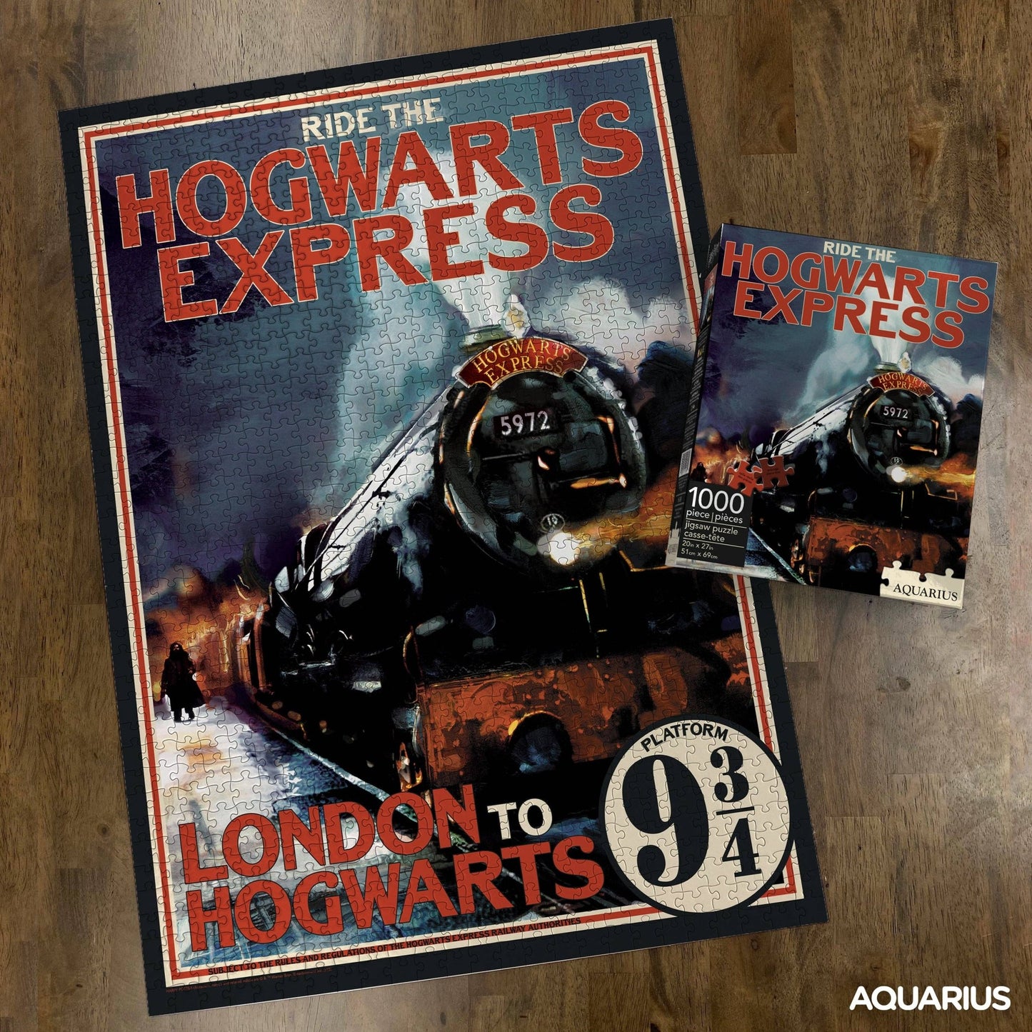 Harry Potter Hogwarts Express 1000 Piece Jigsaw Puzzle - #shop_name AQUARIUS, GAMAGO, ICUP, & ROCK SAWS by NMR Brandspuzzles