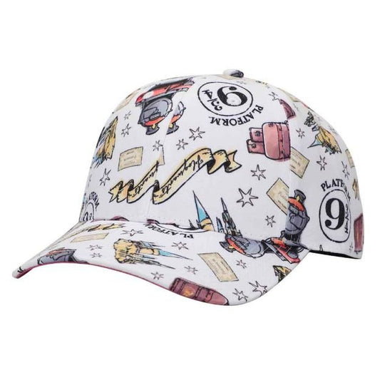 Harry Potter Hogwarts Water Color Hat - #shop_name BioworldHats