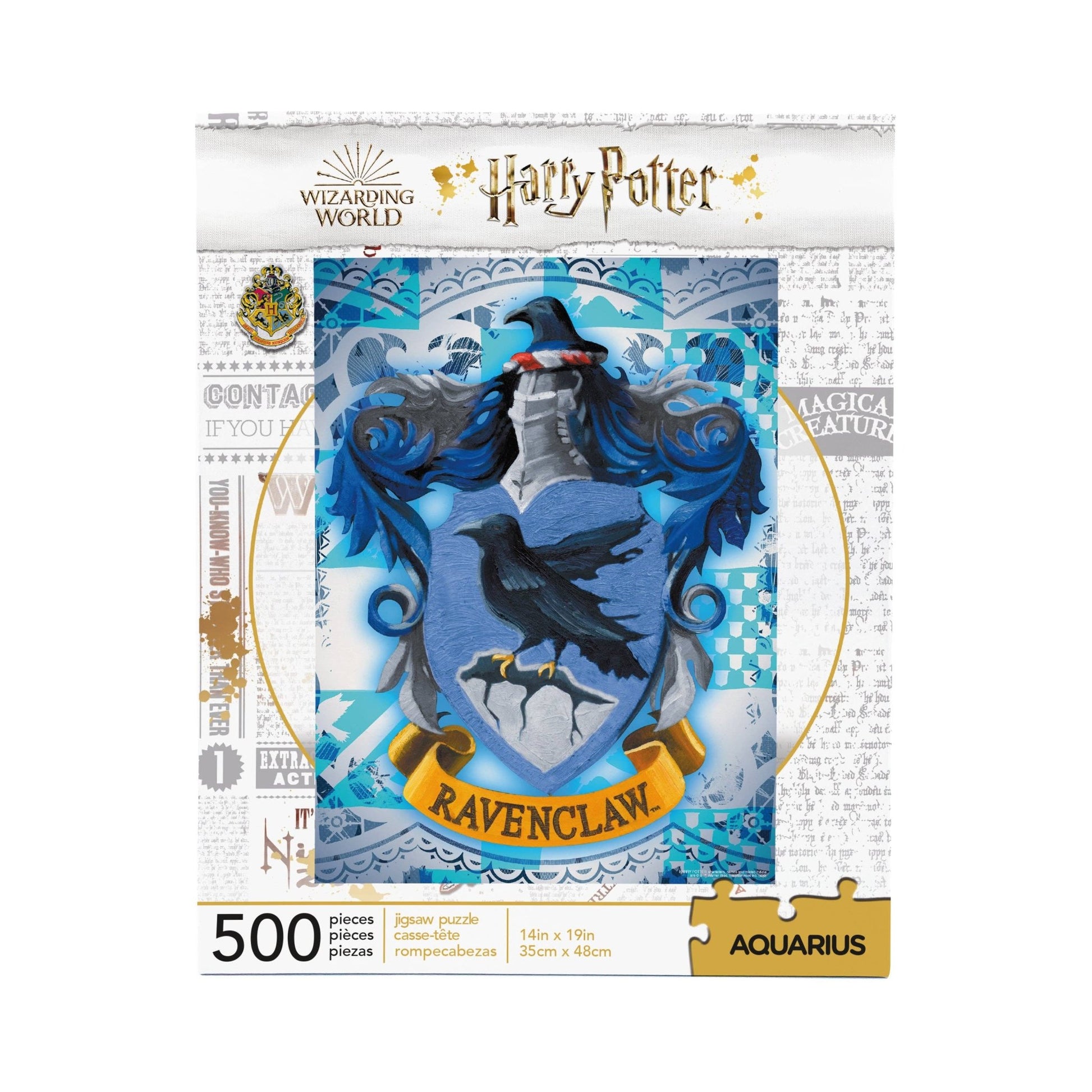 Harry Potter Ravenclaw 500 Piece Jigsaw Puzzle - #shop_name AQUARIUS, GAMAGO, ICUP, & ROCK SAWS by NMR BrandsPuzzles